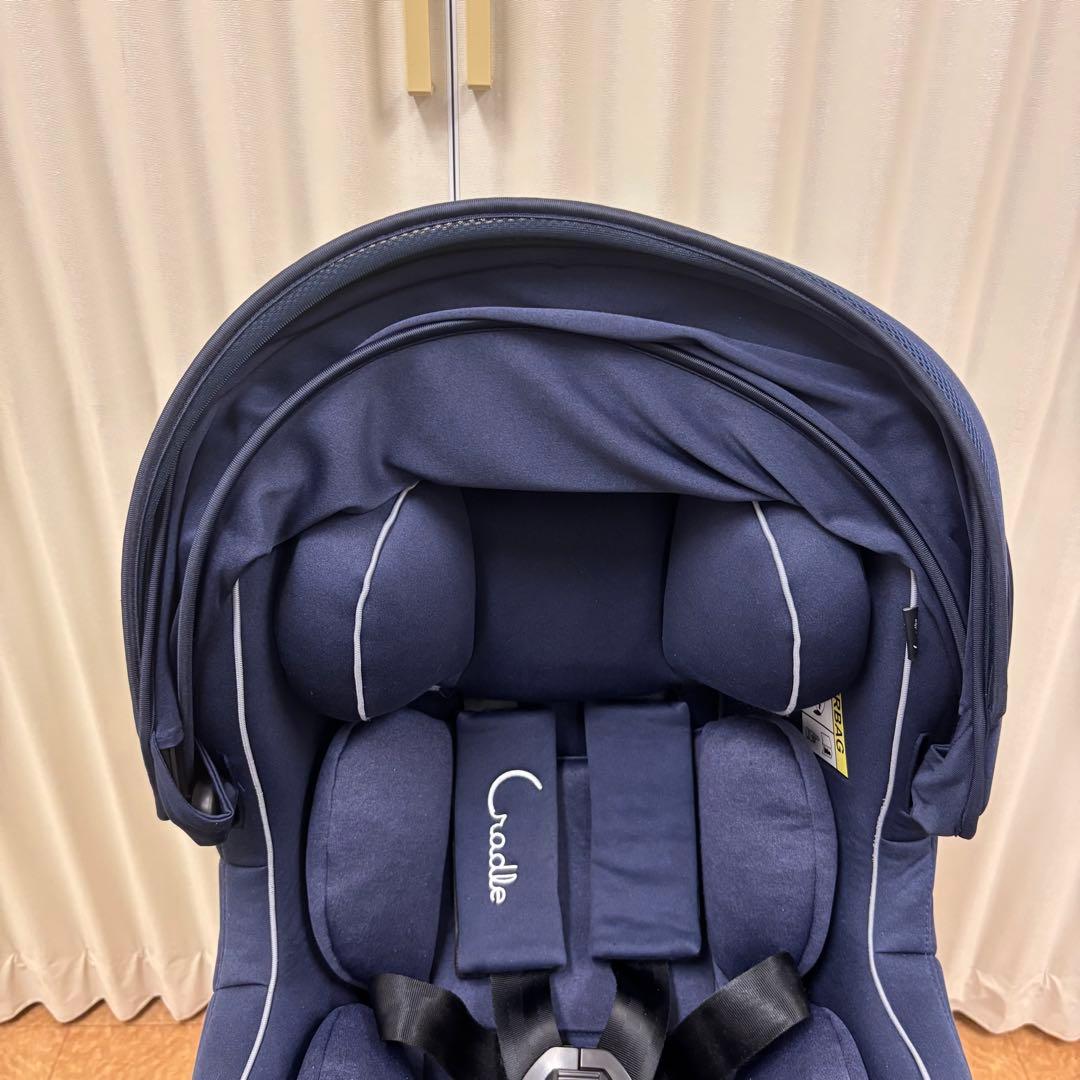 ☆綺麗☆　新生児OK　クレイドル・オーカ　クルターンプライム　ISOFIX固定