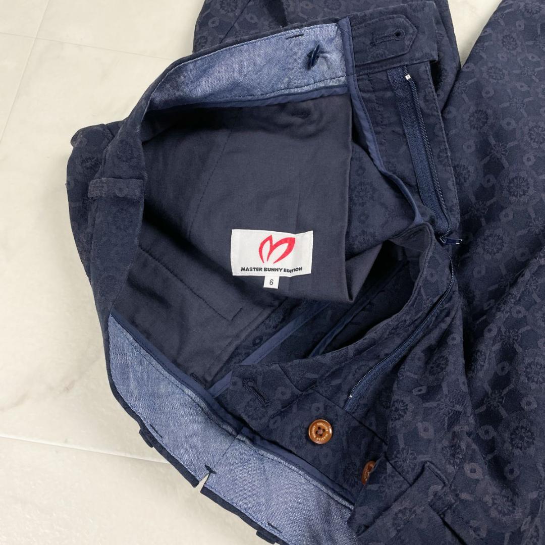 マスターバニーエディション ゴルフウェア ハーフパンツ 紺サイズ6*GD1206