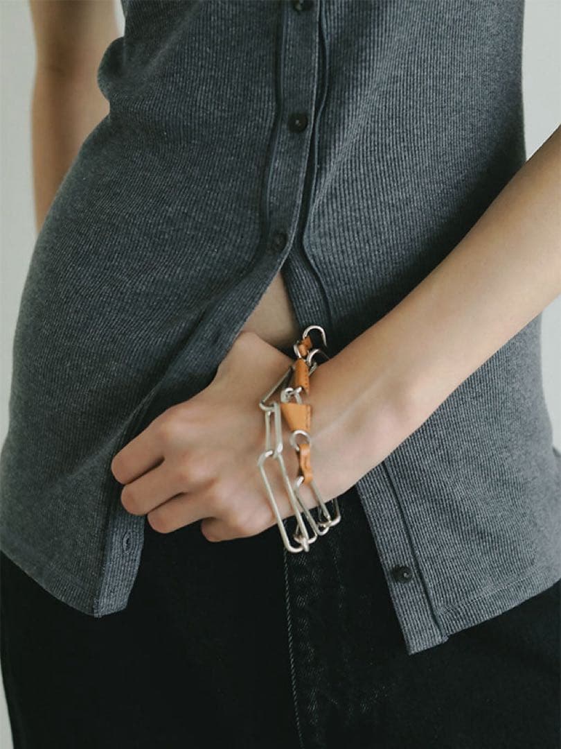 ETRE TOKYO 新作 完売 フロントオープンタンクトップ レイヤード 新品