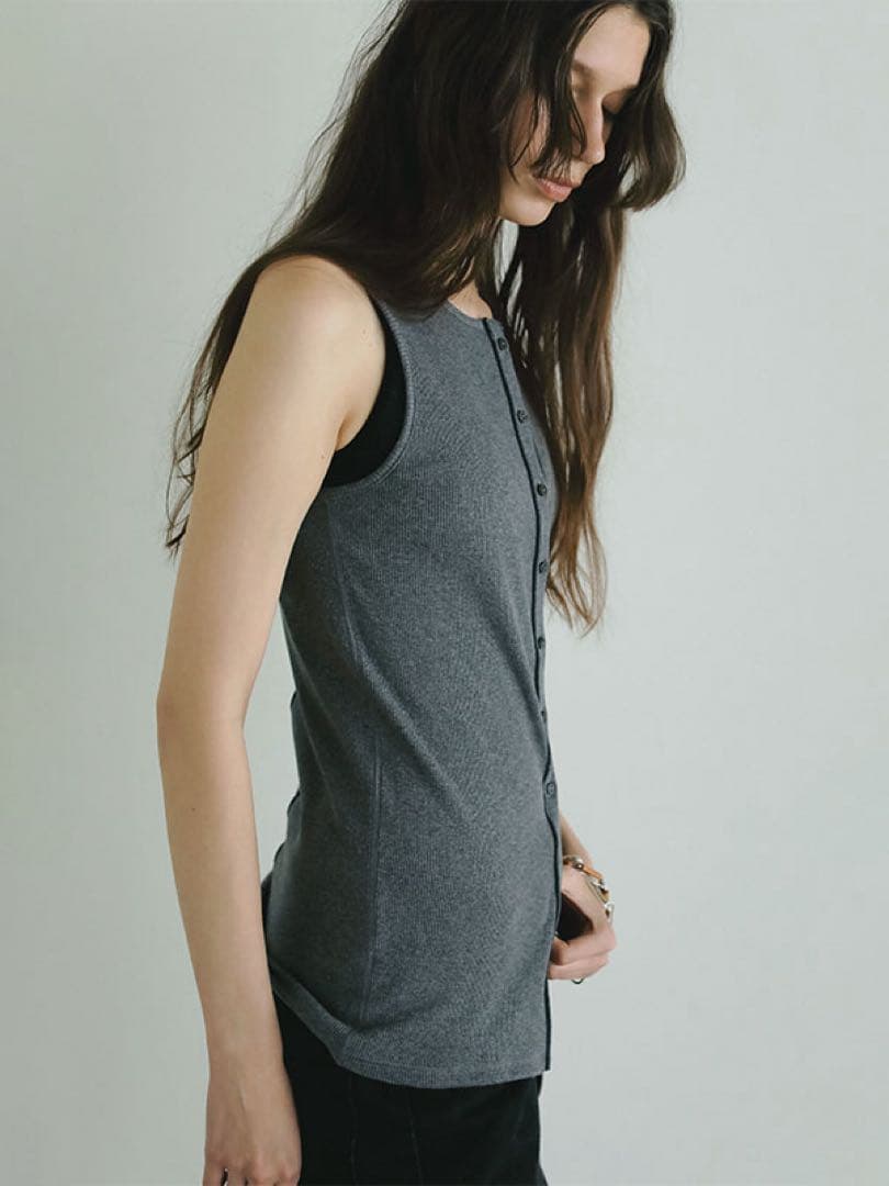 ETRE TOKYO 新作 完売 フロントオープンタンクトップ レイヤード 新品