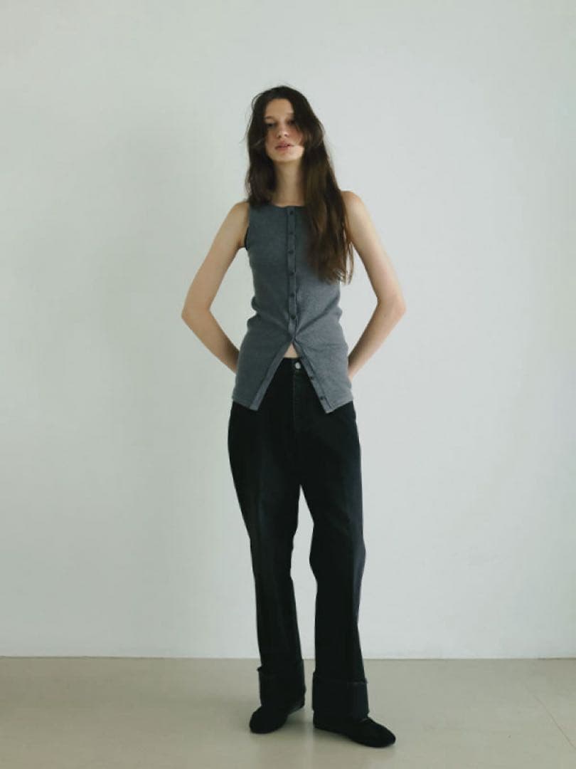 ETRE TOKYO 新作 完売 フロントオープンタンクトップ レイヤード 新品