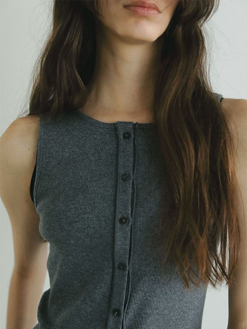 ETRE TOKYO 新作 完売 フロントオープンタンクトップ レイヤード 新品