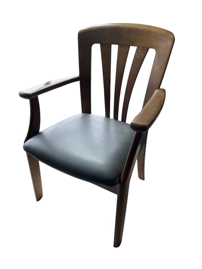 オールドカリモク　ダイニングチェア　アームレスト