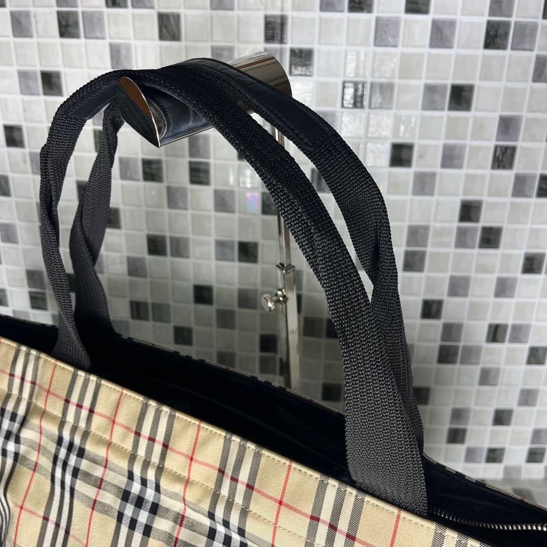 美品 Burberry バーバリーブルーレーベル トートバッグ ハンドバッグ 5