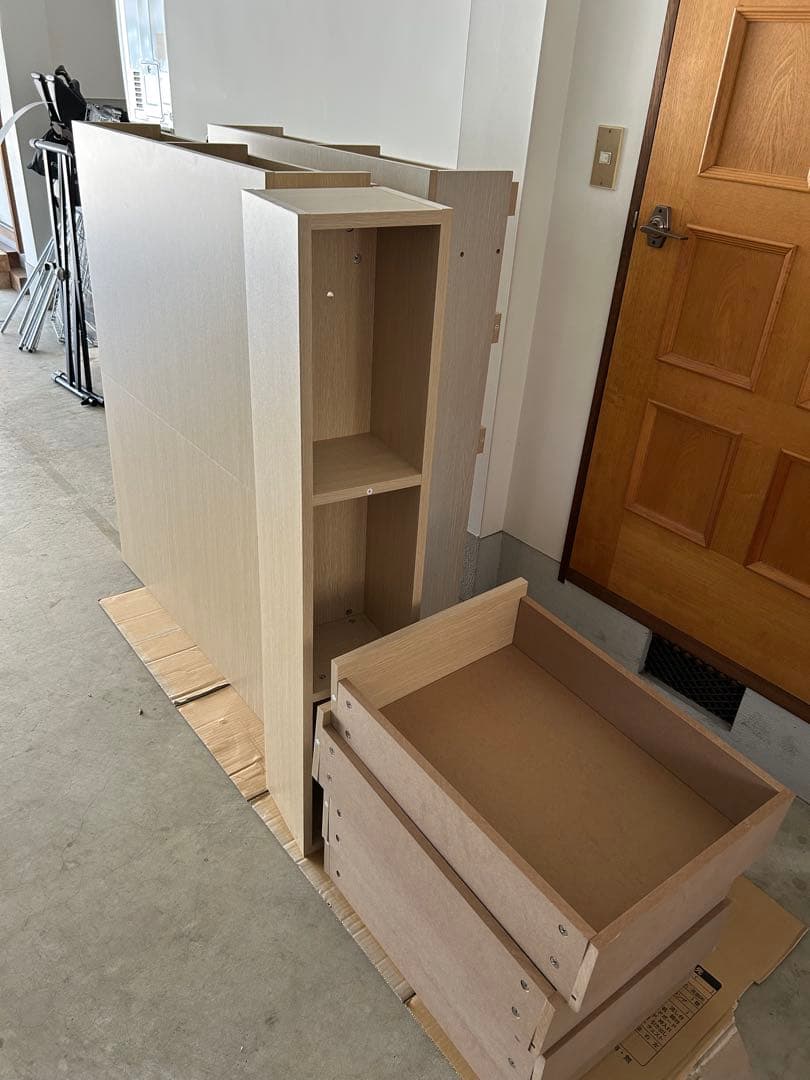 最終値下げ！美品 ローベッド セミダブル引き出し収納付き