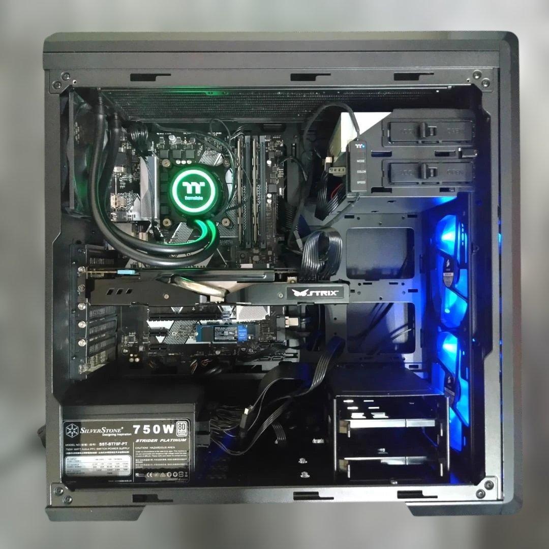 自作ゲーミングPC core i7-8700 16Gb GTX-980