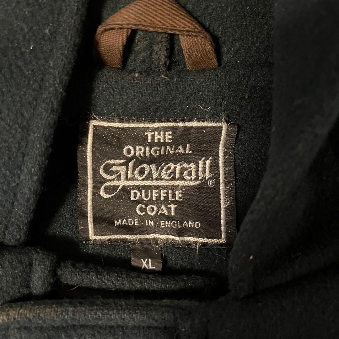 【英国製】グローバーオール ダッフルコート XL 希少カーキ 木製トグル