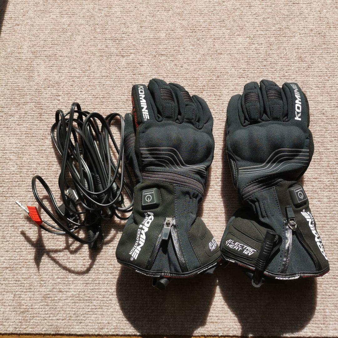 KOMINE ELECTRIC HEAT 12V コミネ電熱グローブ XS