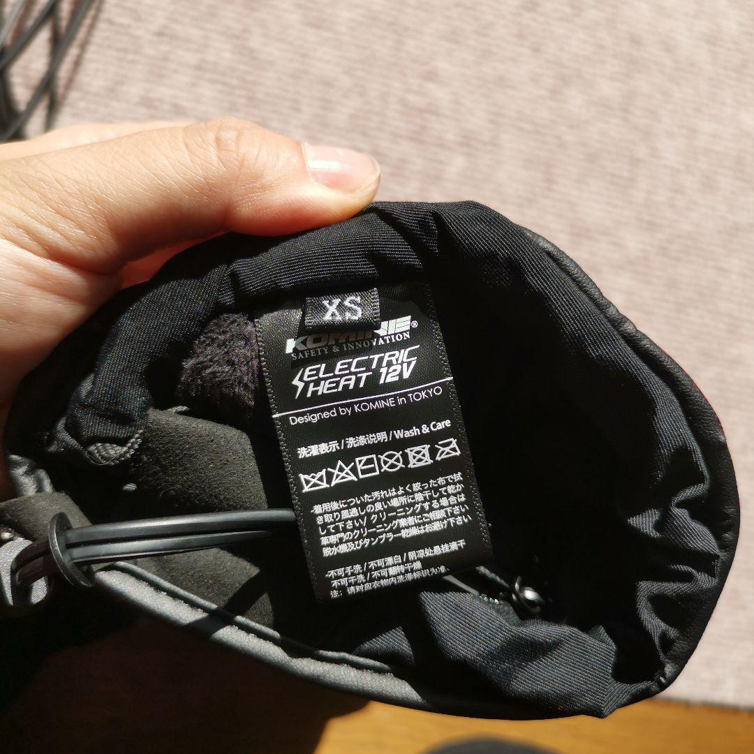 KOMINE ELECTRIC HEAT 12V コミネ電熱グローブ XS