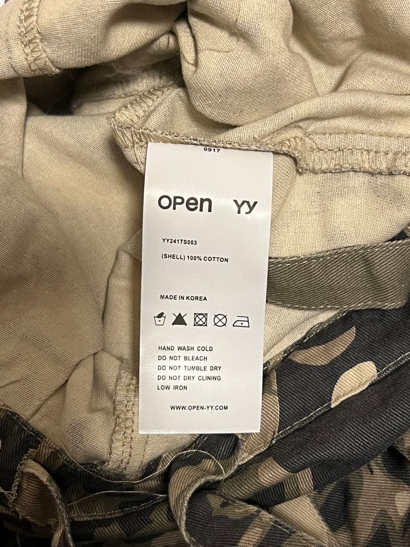 Open Yy カモフラ　カーゴパンツ