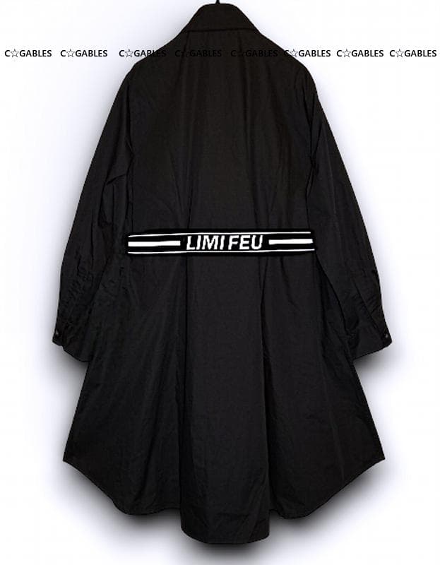 LIMI feu リミフゥ　シャツワンピース　ロゴベルト付き　ヨウジヤマモト