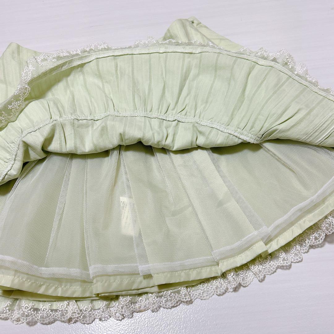 美品　Angelic Pretty ティアード　スカート　ミニ　フリル　平成