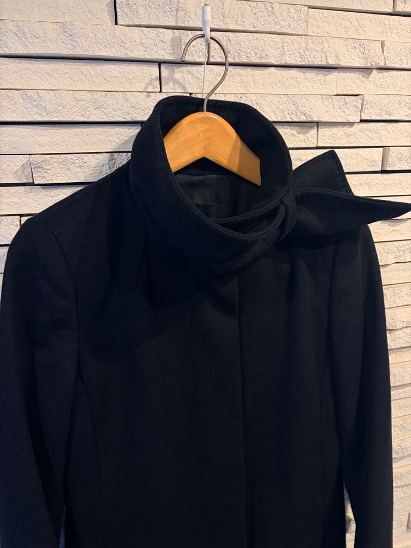 Max&Co マックスマーラ　ロングコート　ブラック　40 L アンゴラ混