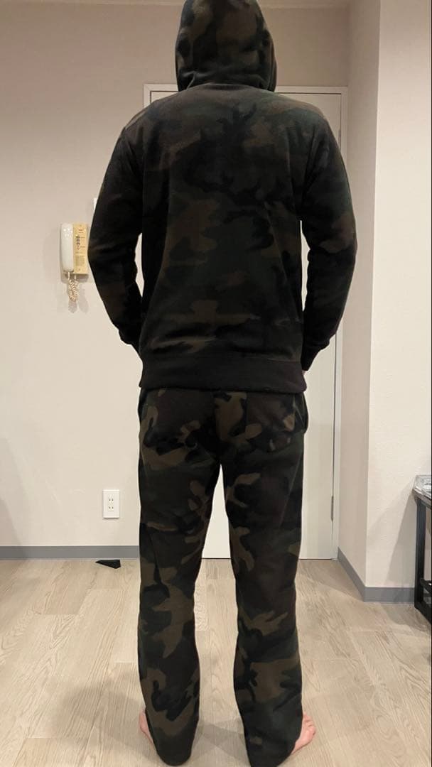 ノースフェイス 迷彩フリースセットアップ