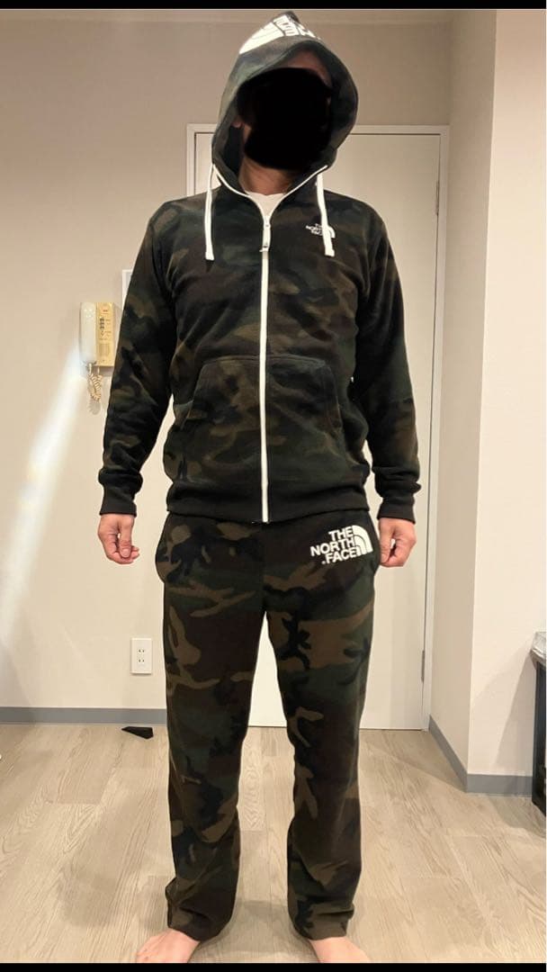 ノースフェイス 迷彩フリースセットアップ