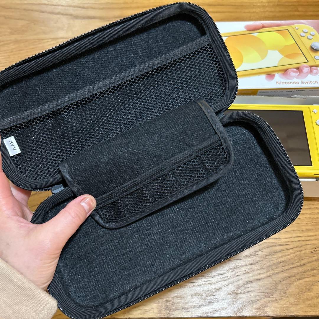 Nintendo Switch Lite イエロー 本体　ケース付き