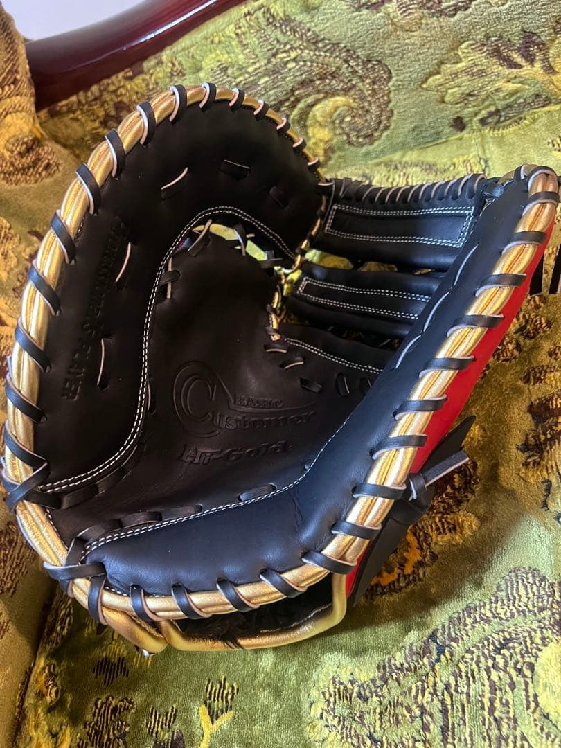 HI-GOLD 軟式野球、ソフト用ファーストミット BSG-665F（左投）