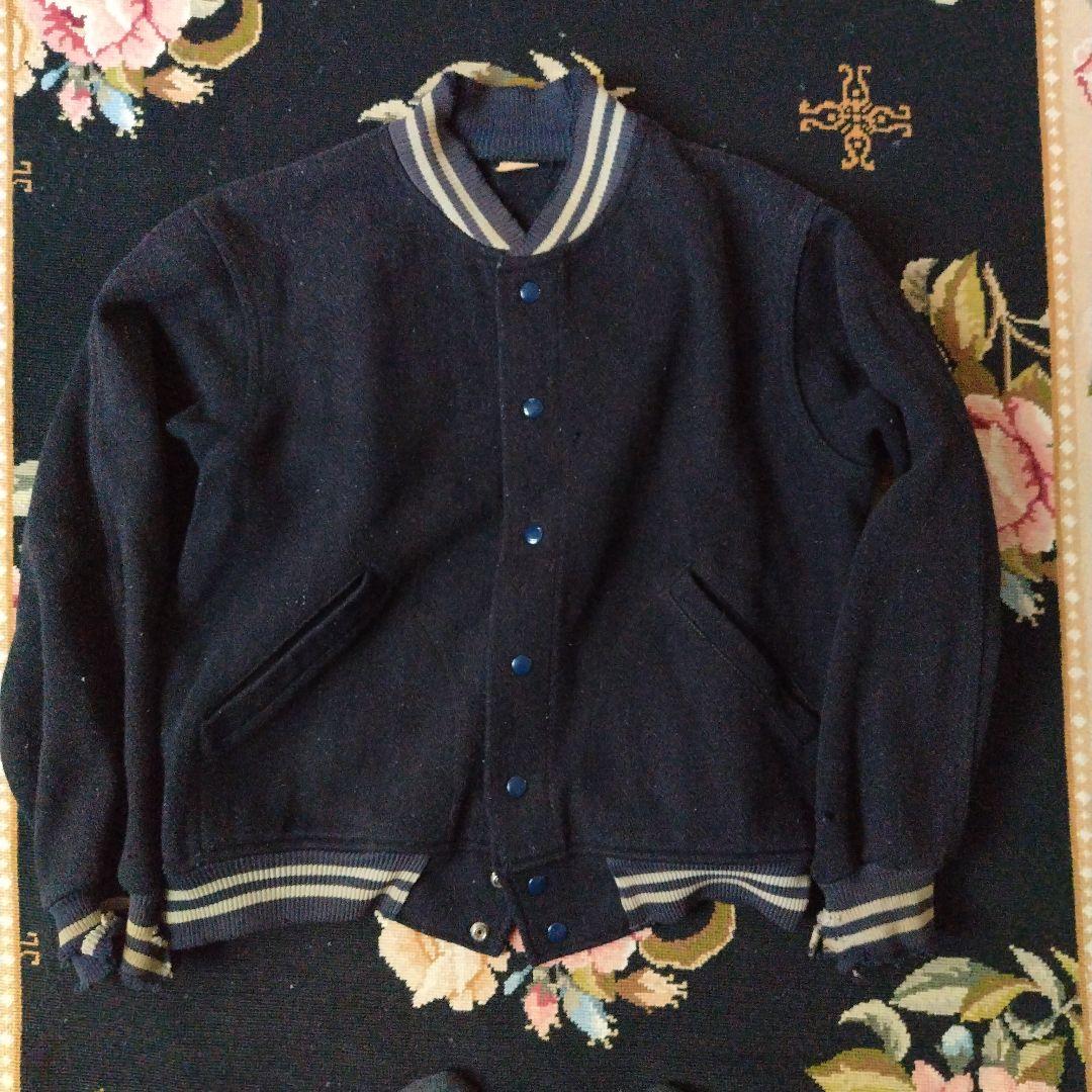 ランタグ 60s Champion スタジャン L ボロ ビンテージ