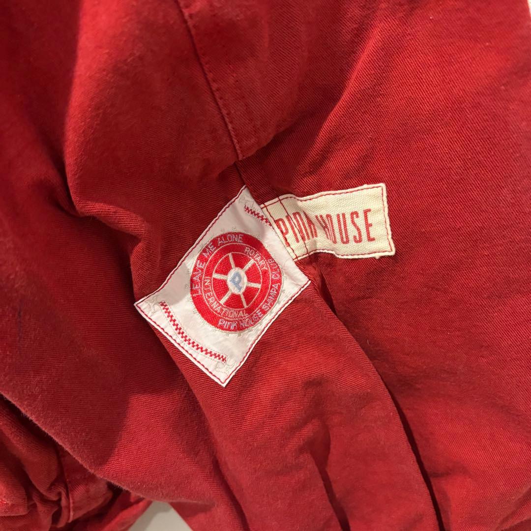 ピンクハウス　ワッペン　ブルゾン　フード　バックプリント　ヴィンテージ