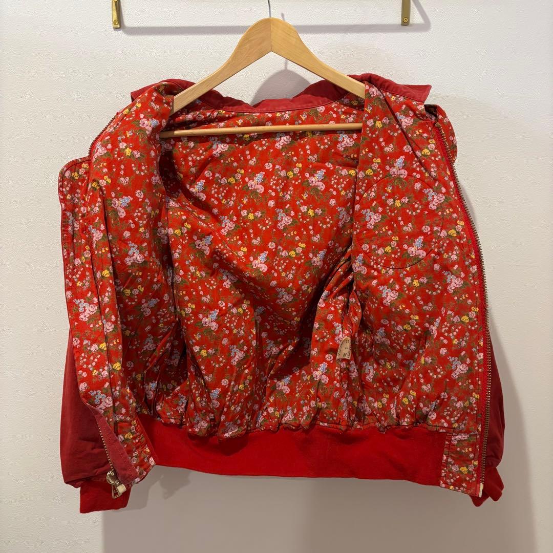 ピンクハウス　ワッペン　ブルゾン　フード　バックプリント　ヴィンテージ