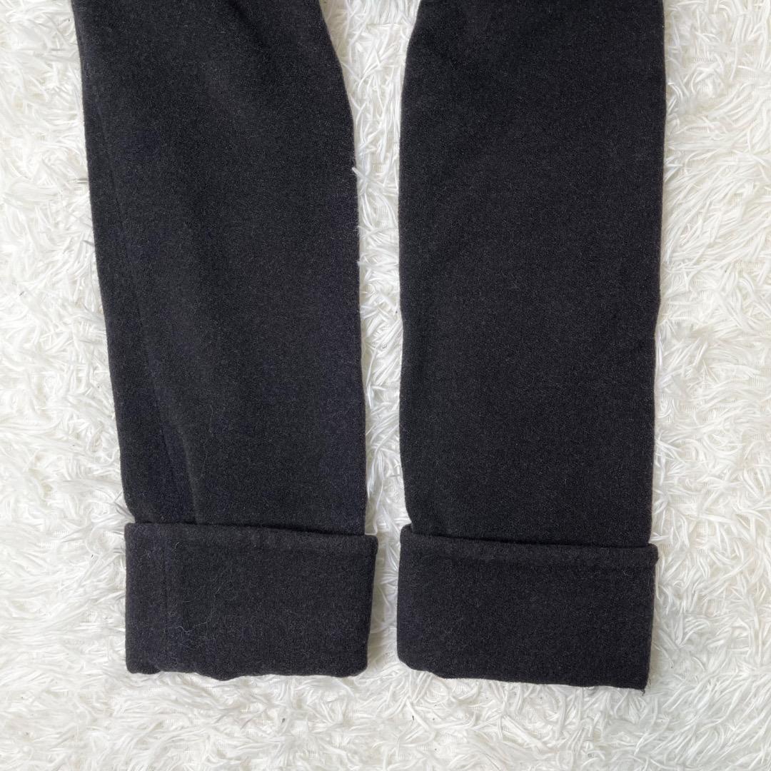 美品✨ ジョルジオアルマーニ ロングチェスターコート レディース 黒 M 38