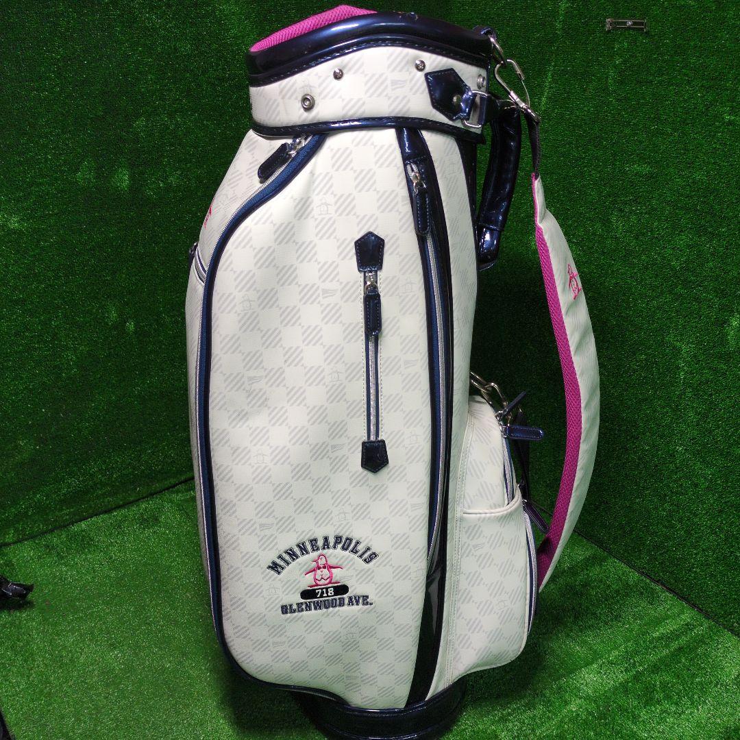 マンシングウェア レディース　キャディバッグ 5分割 46インチ　フードカバー付