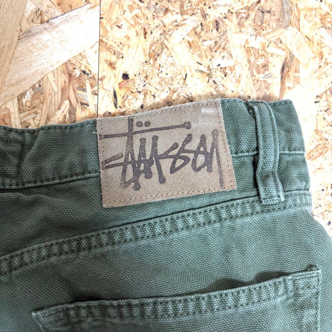 【定番】STUSSY Washed Canvas Big Ol' Jeans