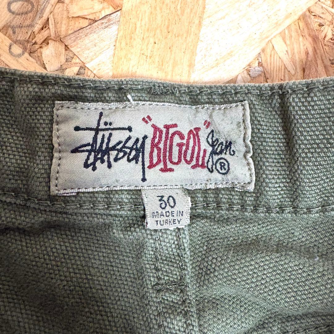 【定番】STUSSY Washed Canvas Big Ol' Jeans