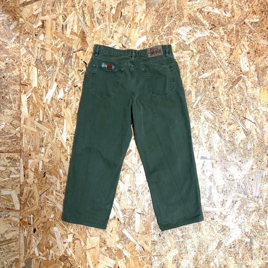 【定番】STUSSY Washed Canvas Big Ol' Jeans