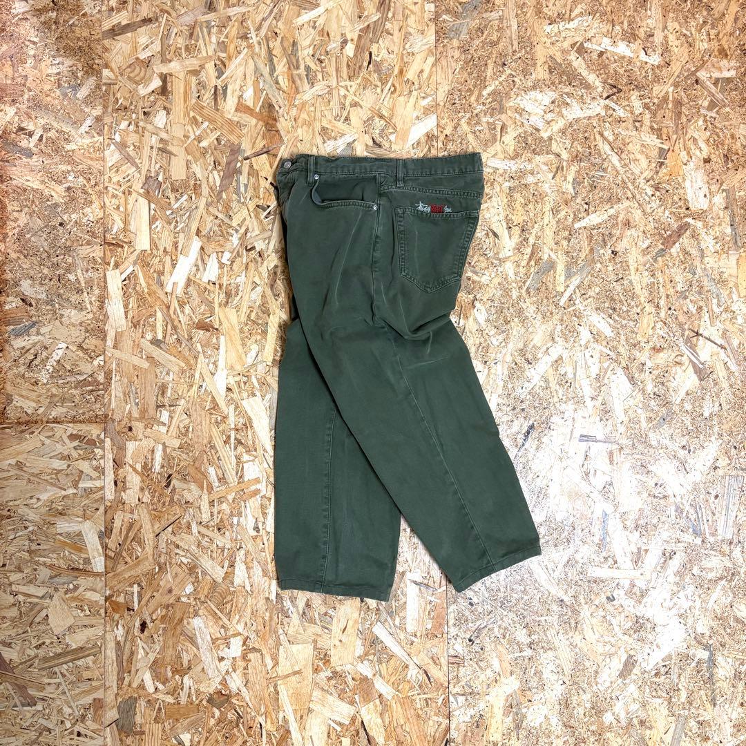 【定番】STUSSY Washed Canvas Big Ol' Jeans
