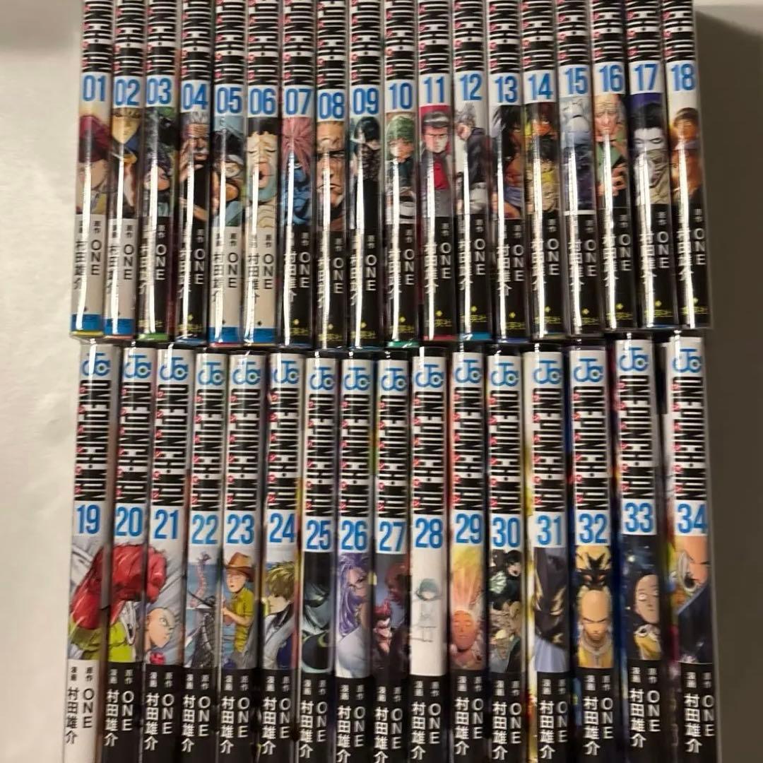 ワンパンマン　1-34巻セット　まとめ売り　アニメ化 特典付き