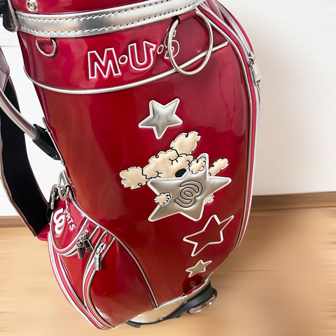 キャスター付き　希少　MU SPORTS　MU スポーツ キャディバッグ