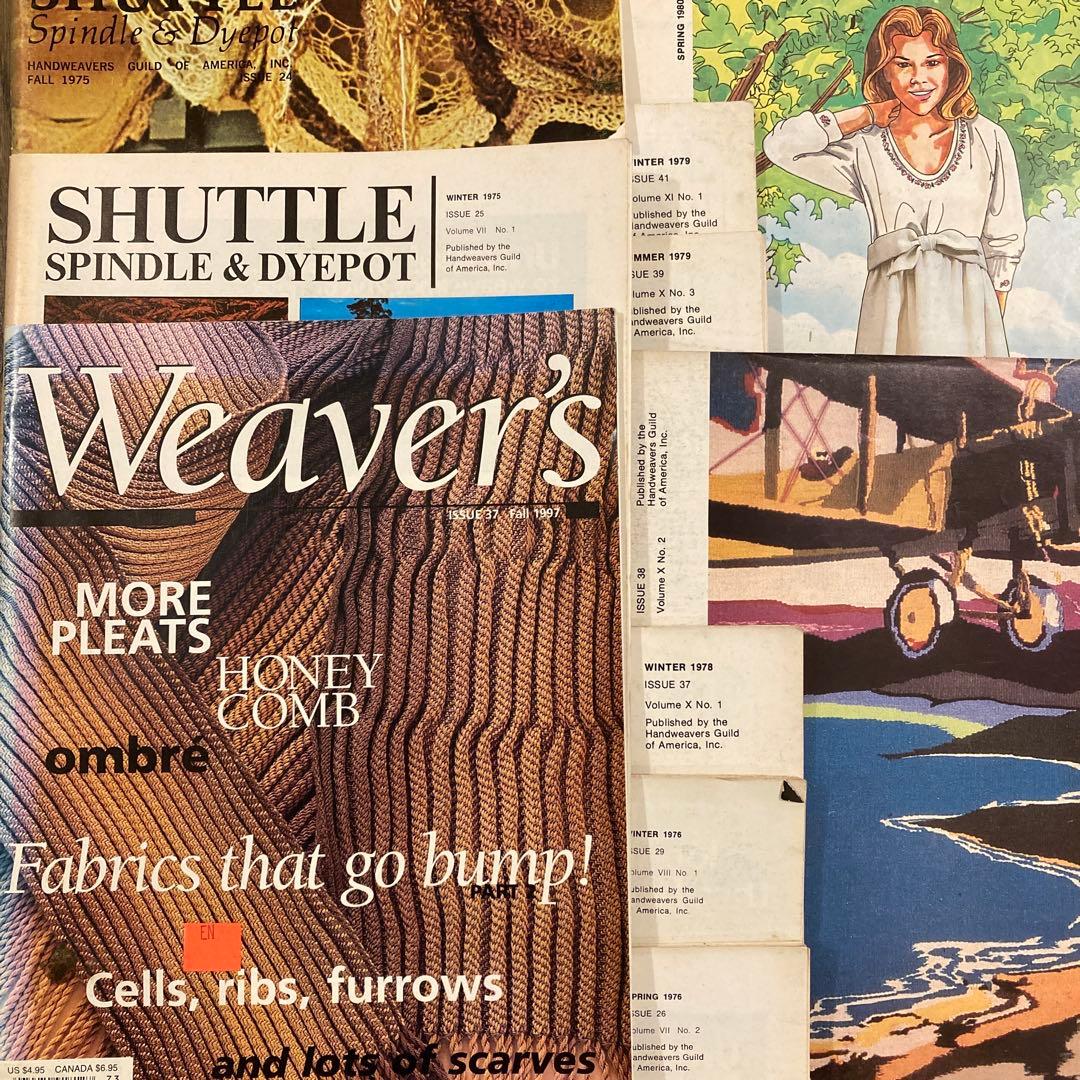 北欧の織物雑誌 VAV MAGASINET 他　26冊セット　組織図多数掲載有