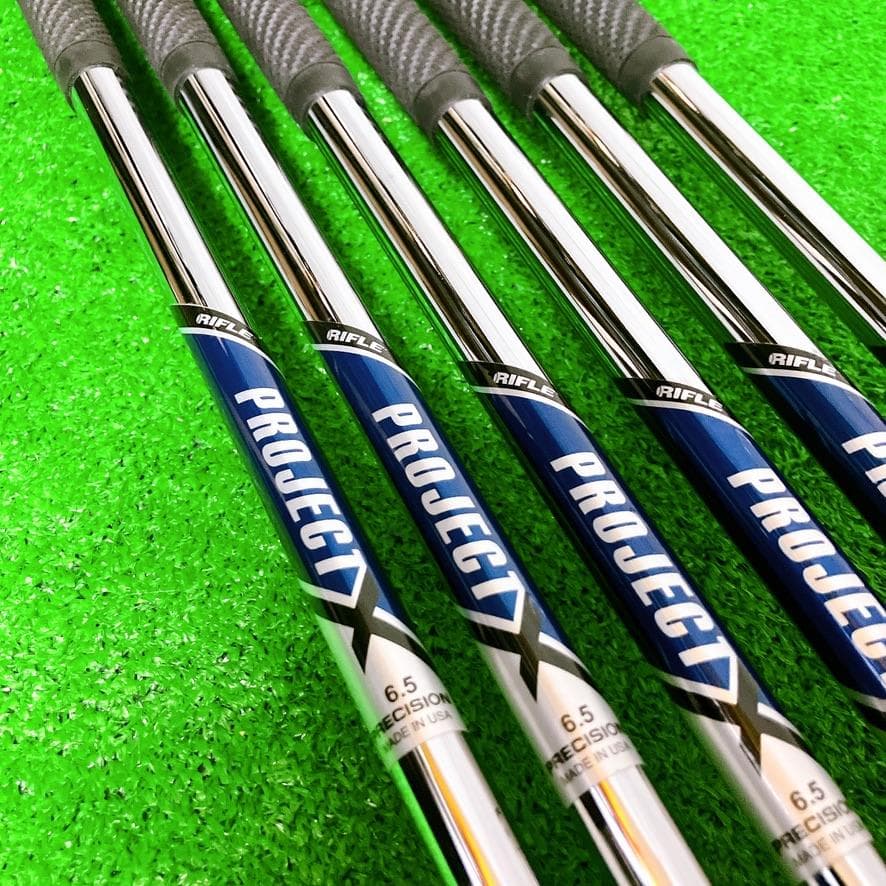 ロマロ RayMC BLACK LIMITED アイアン6本 PROJECT X