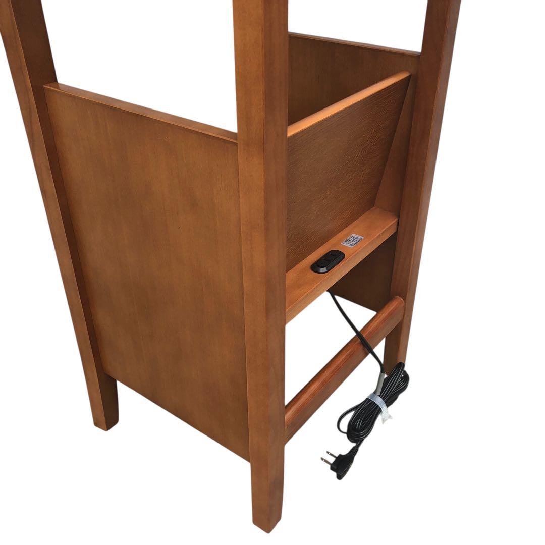 【美品！】Karimoku カリモク家具 電話台・花台 コンセント付き 猫脚