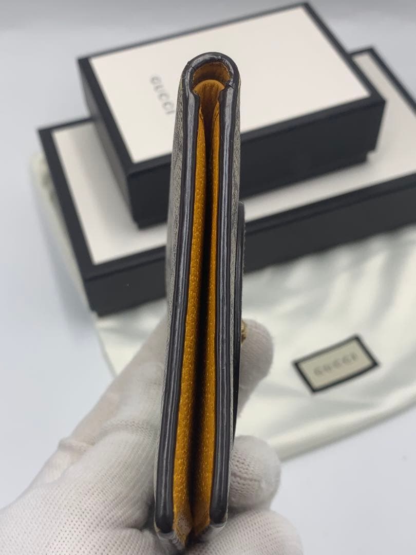 【希少】GUCCI ネオヴィンテージ　折り財布　GGスプリーム　レア P55