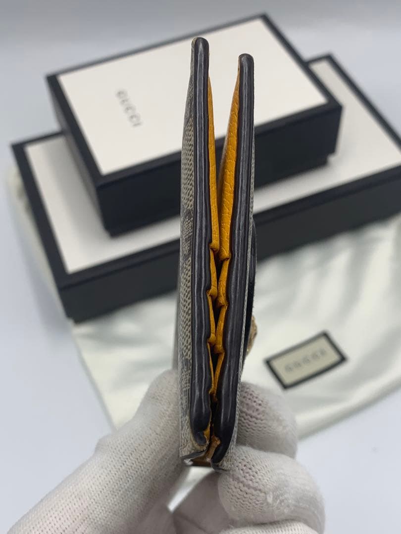 【希少】GUCCI ネオヴィンテージ　折り財布　GGスプリーム　レア P55