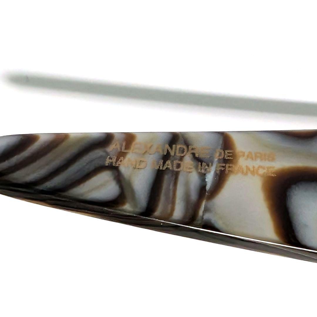 美品 ALEXANDRE DE PARIS カチューシャ へアクセサリー Aロゴ