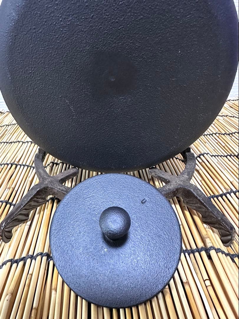 美品、供箱、取説付　三条特殊鋳工所造UNILLOY 鉄瓶１リットル　南部鉄瓶