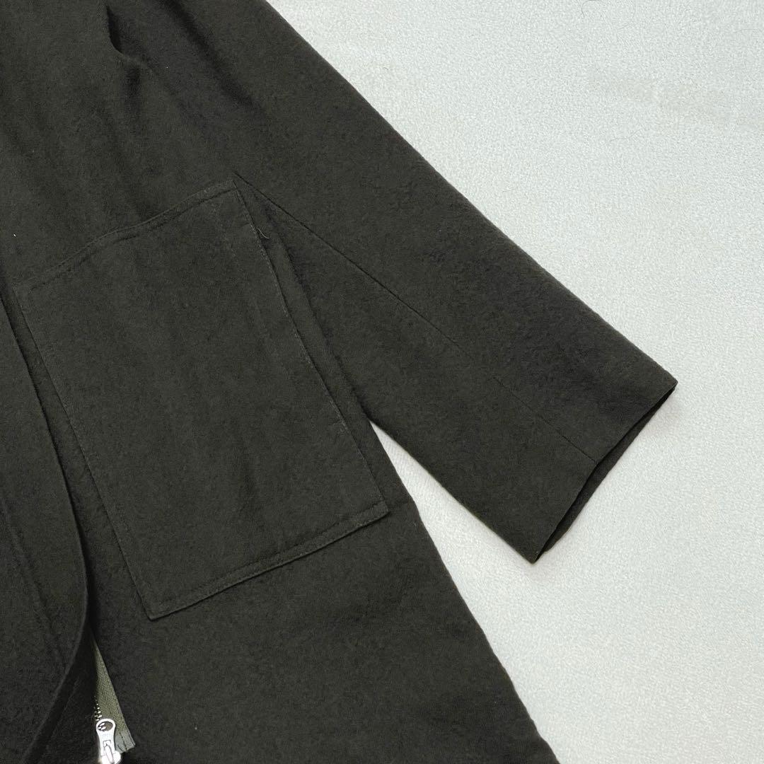 ワイズビス ヨウジヤマモト スーパーロングウールコート F 花柄 着丈130cm