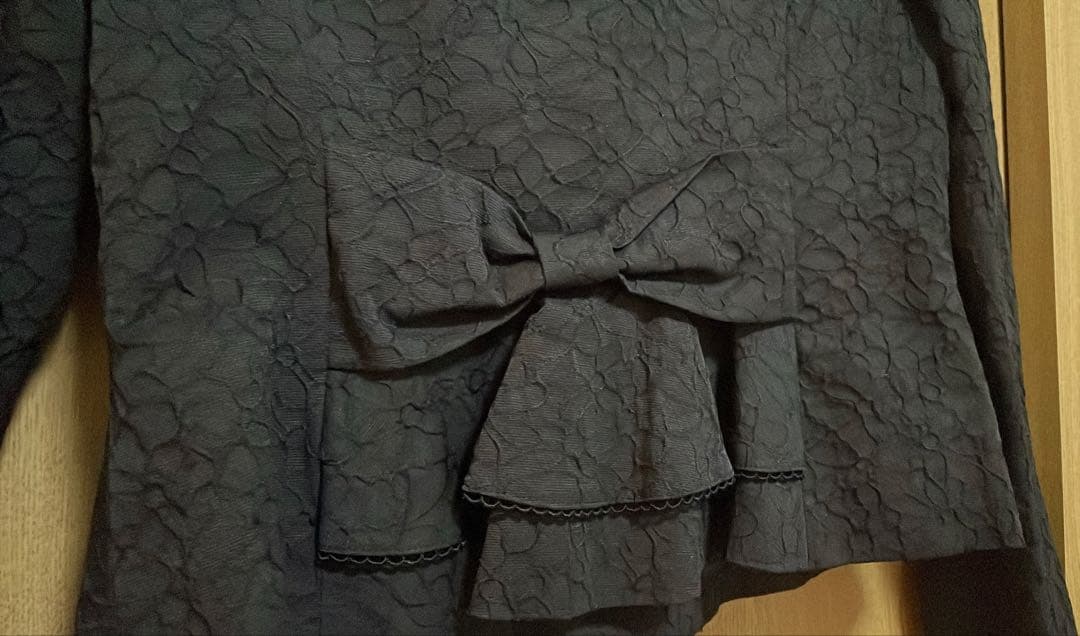 MIHO MATSUDA ジャケット スカート セットアップ リボン付き