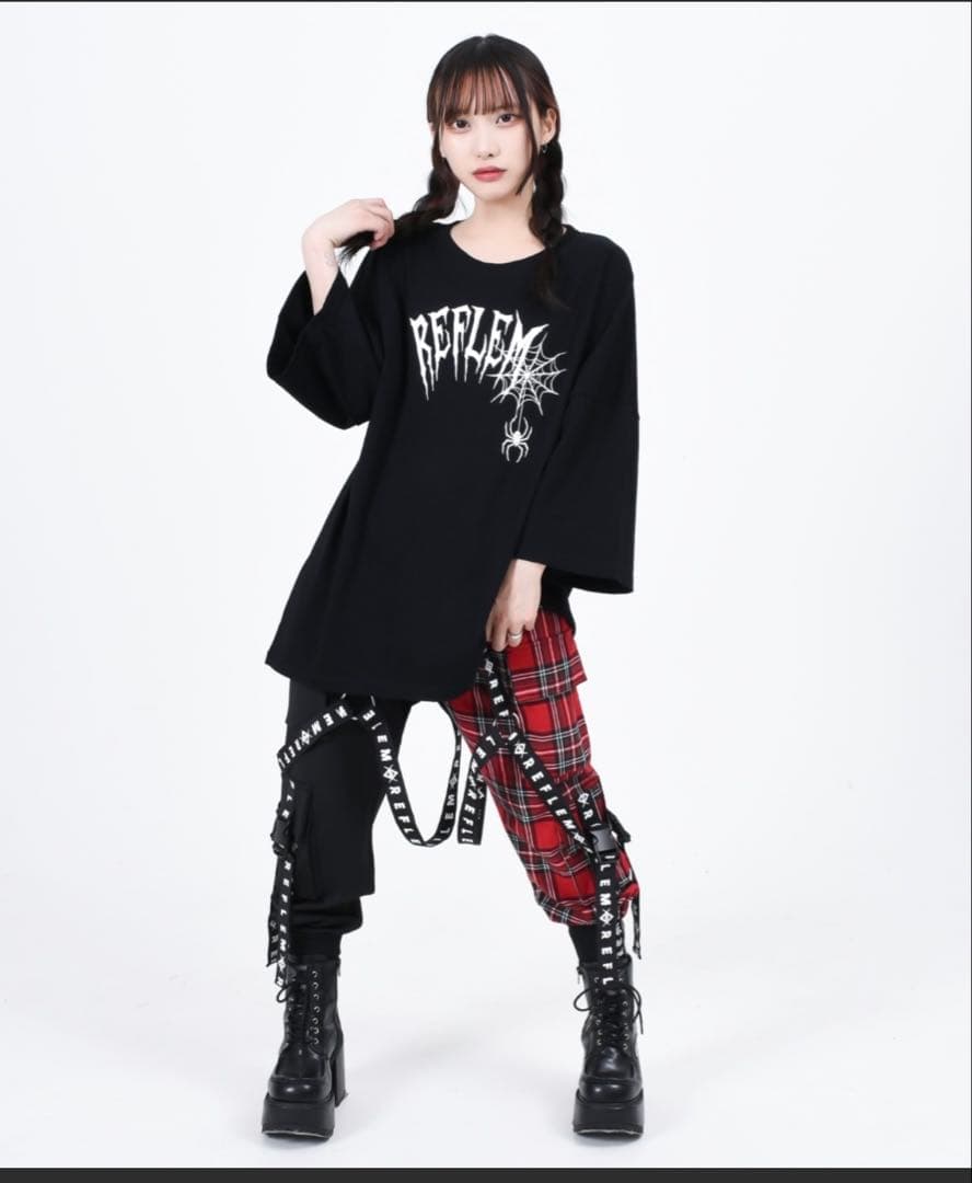 『REFLEM/レフレム』ハーネスロゴベルトカーゴパンツ