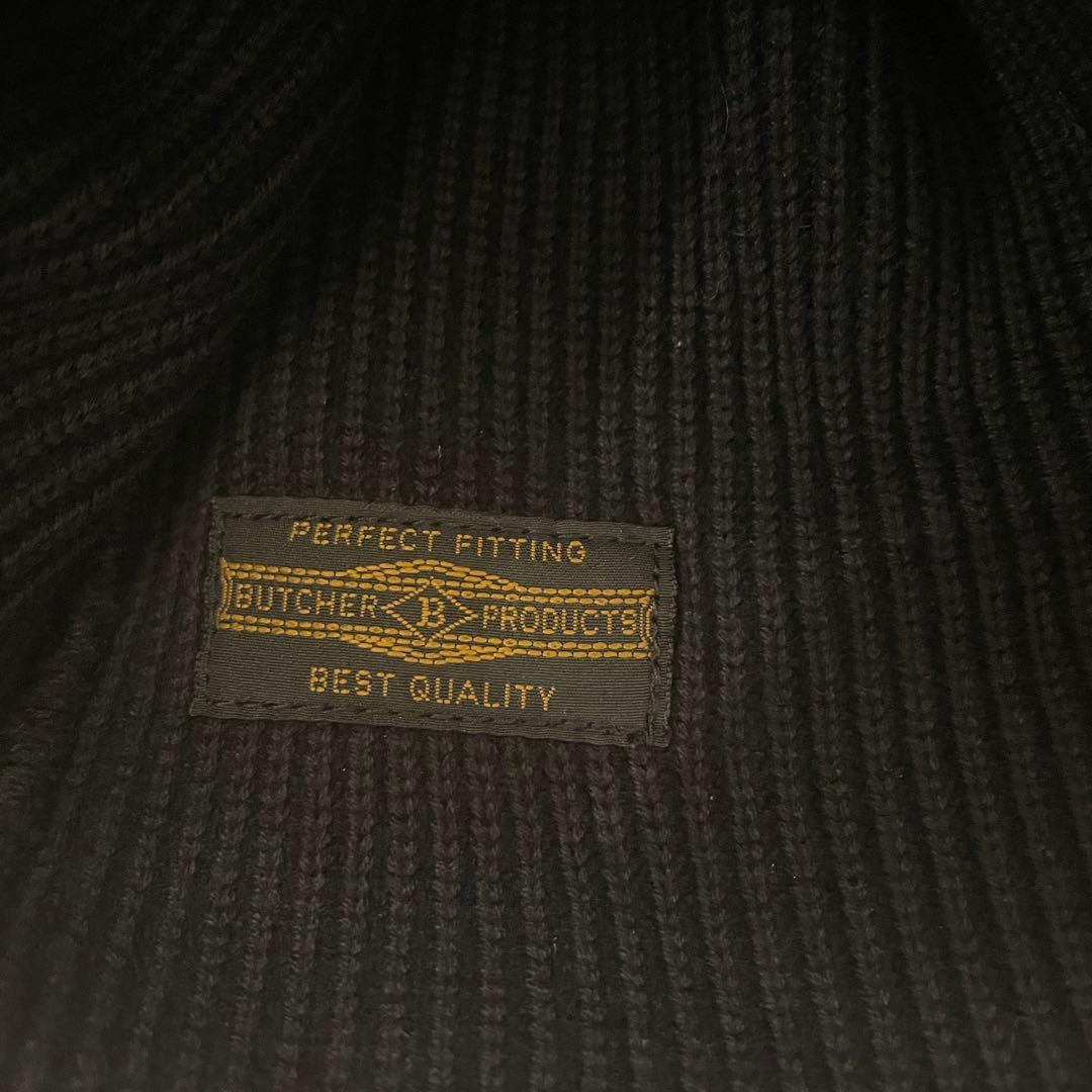 BUTCHER PRODUCTS コットンニットキャップ　黒　試着のみ