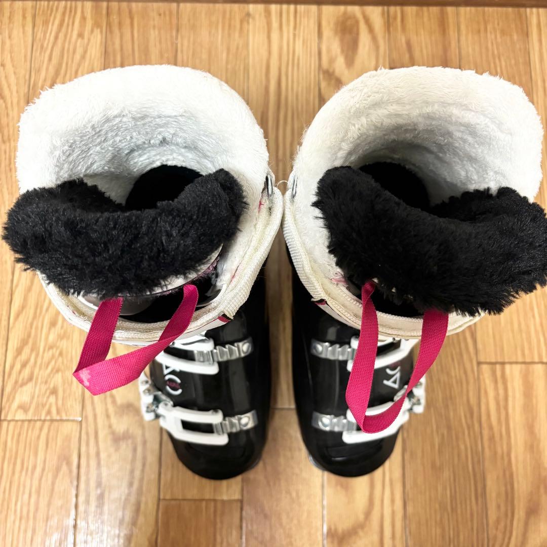 レディース　KASTLE 24〜24.5cm スキーセット　ストック付