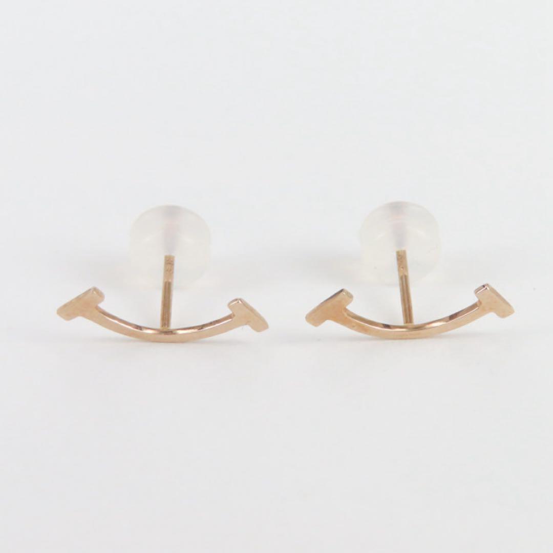 き*い様 【本物保証】K18PG スマイルピアス｜18金ピンクゴールド／スマイル