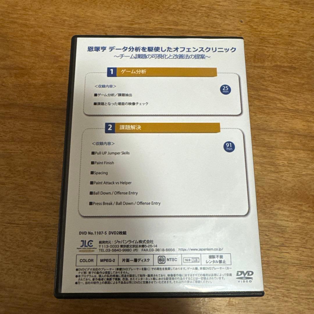 恩塚亨　チーム課題の可視化と改善法の提案 DVD