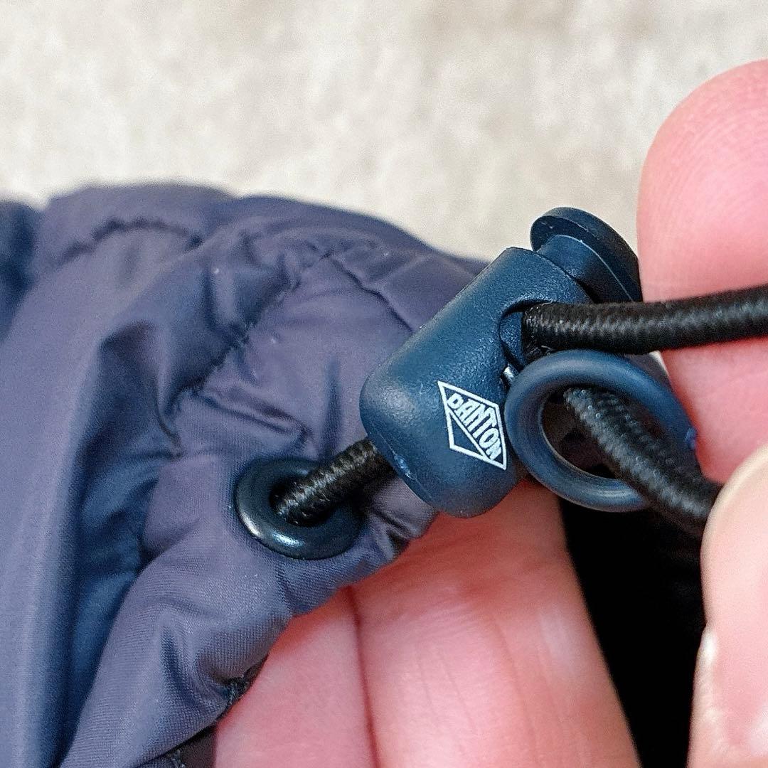 DANTON ダントンのインナーダウンベスト　送料無料　ネイビー　36男女兼用