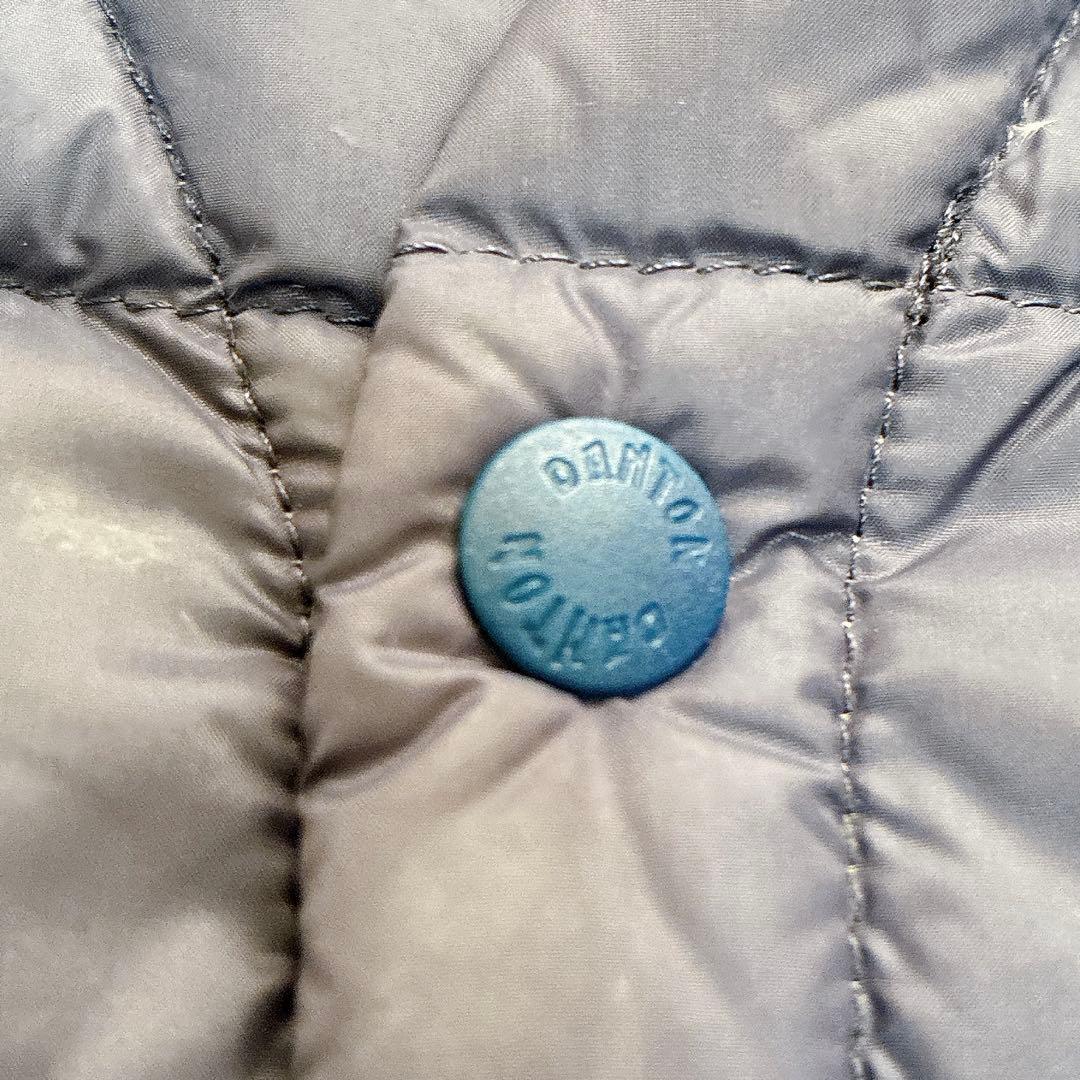 DANTON ダントンのインナーダウンベスト　送料無料　ネイビー　36男女兼用