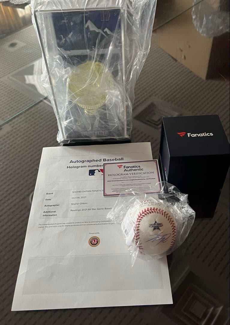 ドジャース 大谷翔平選手 直筆サインボール 初オールスター 公式球 2021