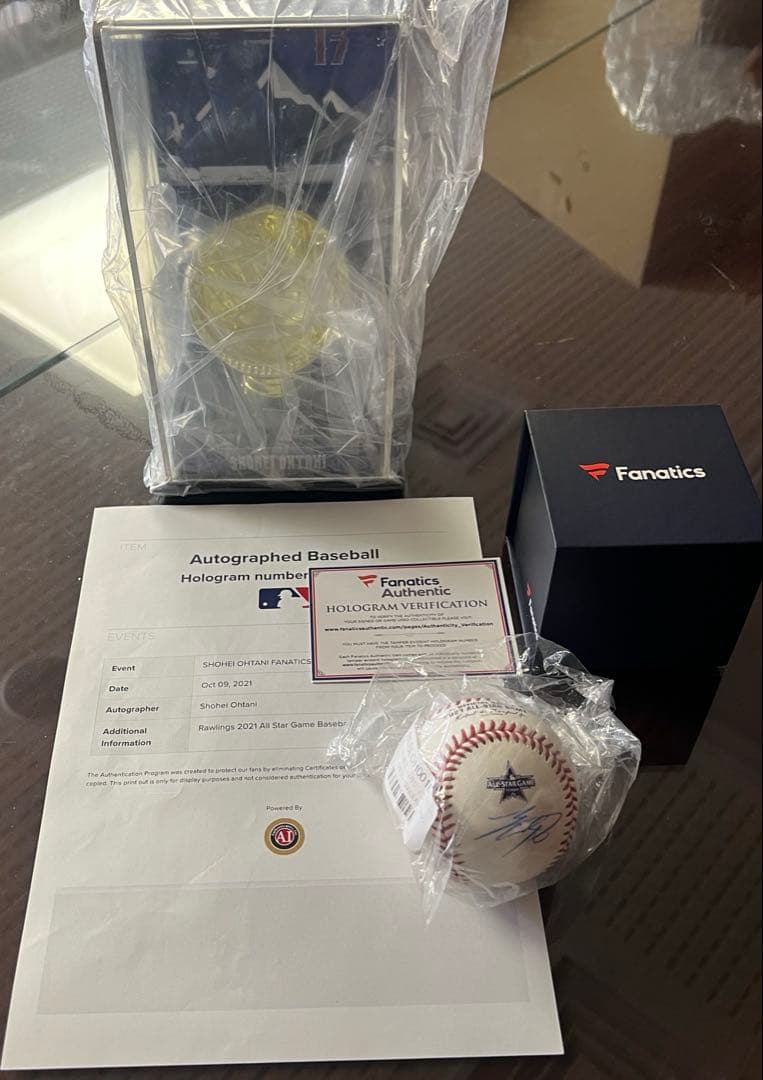 ドジャース 大谷翔平選手 直筆サインボール 初オールスター 公式球 2021
